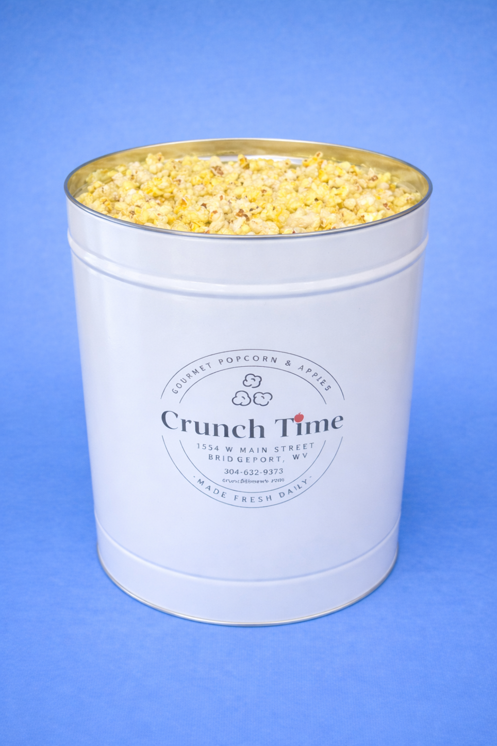 Movie Theatre Butter Popcorn Tin