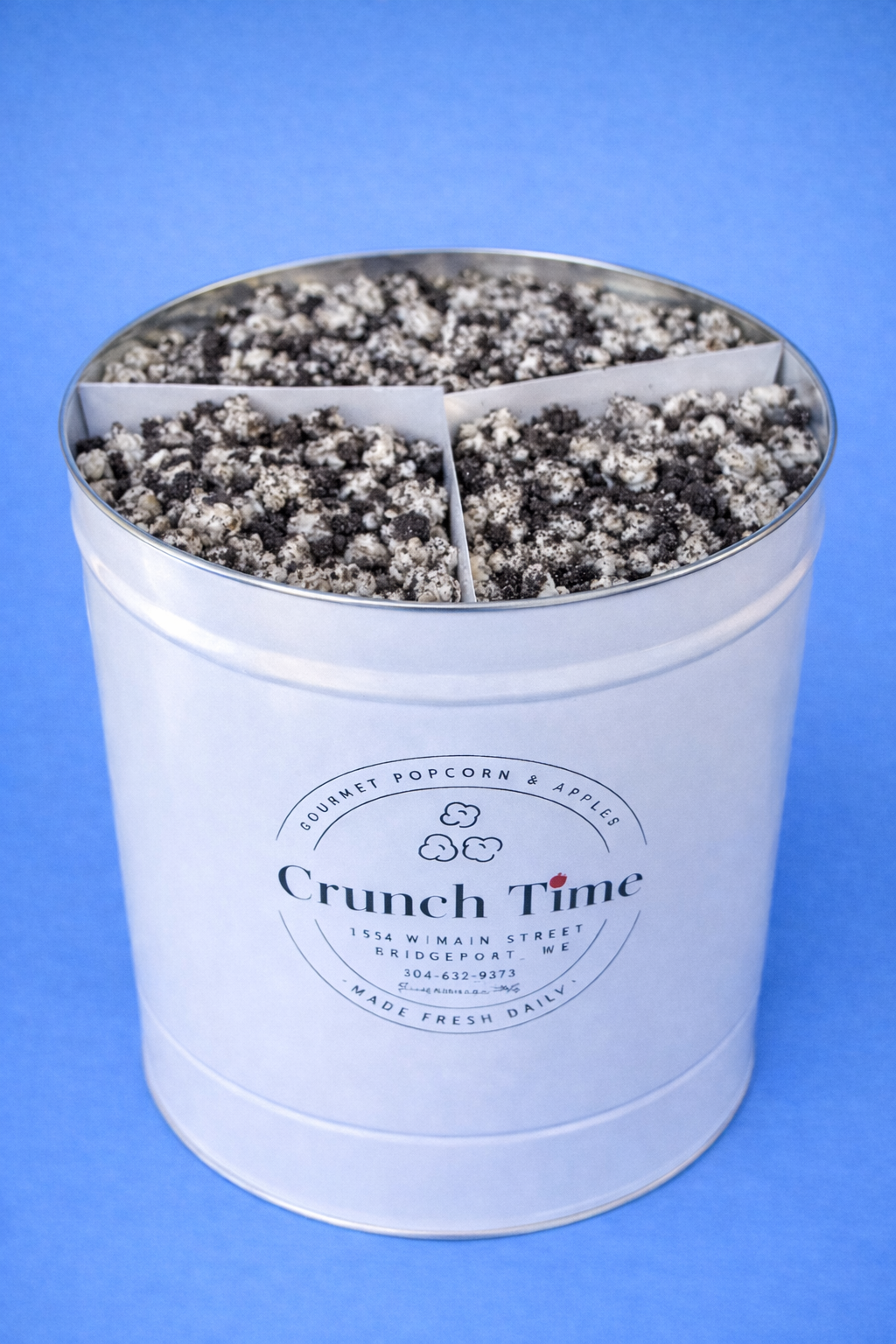 Decadent Popcorn Tin